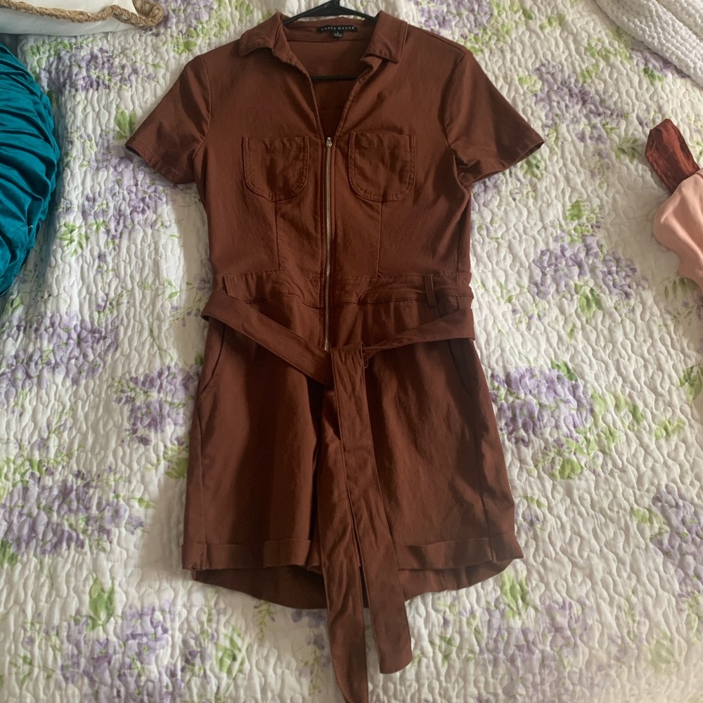 Short Pilot Styled Jumpsuit
